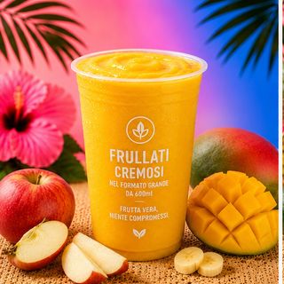 Smoothie Mango - Mango, Mela, Latte o Ghiaccio