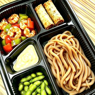 Bento Gamberi Agrodolce & Udon