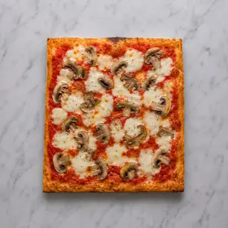 Pizza con funghi
