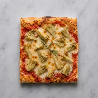 Pizza con carciofini