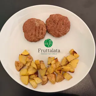 Hamburger di vitello 200gr con patate