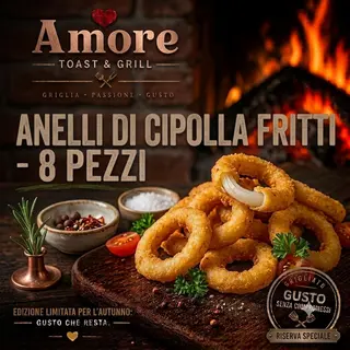 ANELLI DI CIPOLLA FRITTI - 8 PEZZI