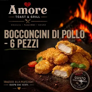 BOCCONCINI DI POLLO - CHICKEN NUGGETS - 8 PEZZI