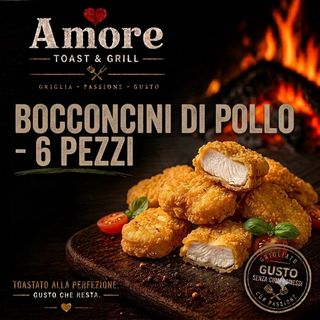 BOCCONCINI DI POLLO - CHICKEN NUGGETS - 8 PEZZI