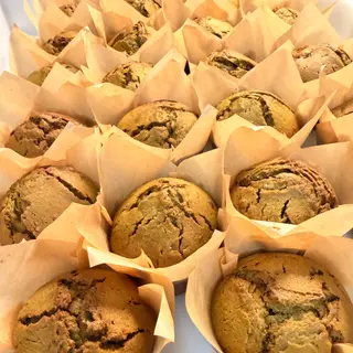 Matcha Redbean Muffin Vegan