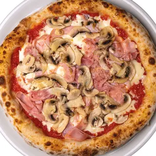 Cotto e funghi