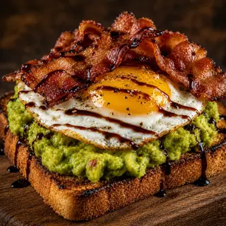 Toast guacamole