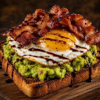 Toast guacamole