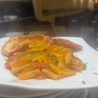 Paccheri con astice