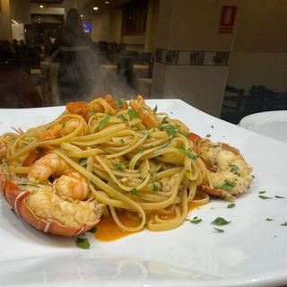 linguine l’aragosta gamberetti