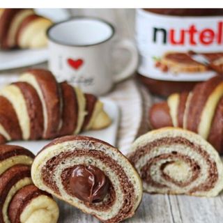Cornetto Nutella pasta brioche