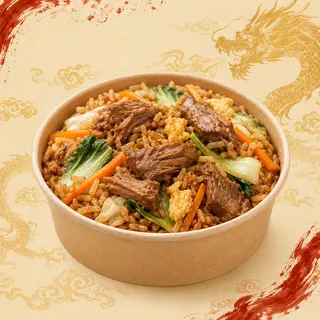 80 Riso Wok con Maiale Brasato