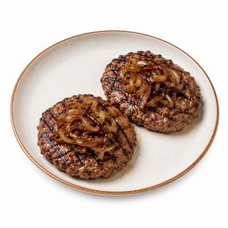 Hamburger di marchigiana con cipolla caramellata