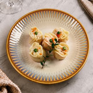 Ravioli di gamberi al vapore 4pz
