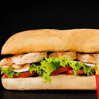 Baguette pollo bianco grill