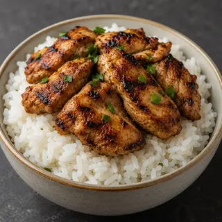 Riso pollo grill