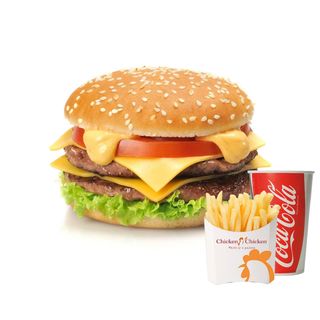 Double Cheese Burger - Menù