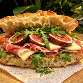 Grudo e crema e fichi