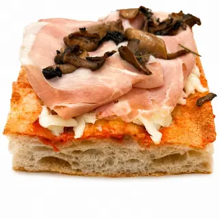 Cotto e funghi