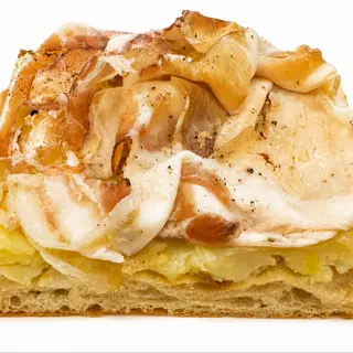 Bianca patate, rosmarino e porchetta artigianale