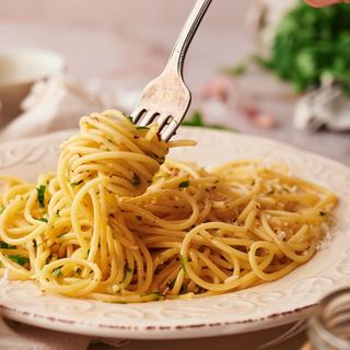 Spaghetti aglio olio è peperoncino