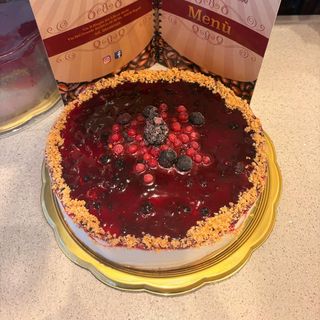 Torta cheesecake frutti di bosco