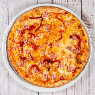 Salsiccia e peperoni al tegamino