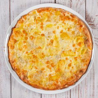 Patate e gorgonzola al tegamino