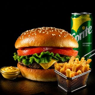 26 BEEF BURGER MENU