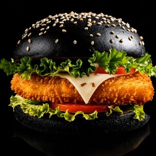 12 DARK FISH BURGER