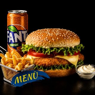 31 CHICKEN CHEESE BURGER MENU
