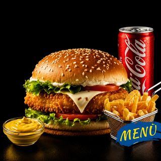 30 FISH BURGER MENU