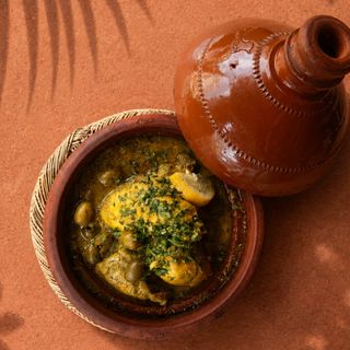 Tajine pollo limone e olive