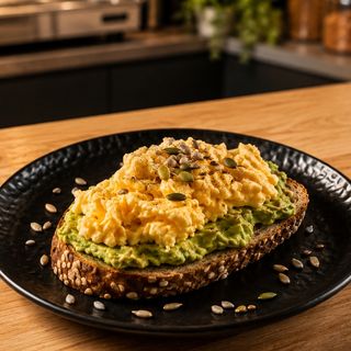 Avocado toast e uova