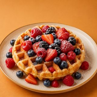 Waffle frutti rossi