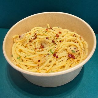 Spaghetti alla chitarra aglio, olio e peperoncino