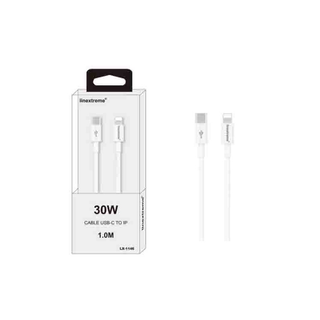 Linextreme super fast cable 30w max (usb-c to ip) 5a 1m  LX-1146