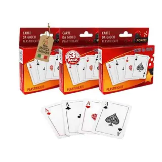 Carte da Gioco Poker Plastificate