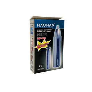 Haohan 2 in 1 Trimmer per il naso da uomo con finiture nasali pulite alla moda rasoio portatile da viaggio viso batteria