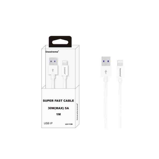 Linextreme super fast cable 30w max 5a 1m  LX-1138