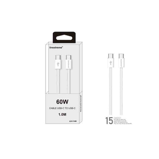 Linextreme super fast cable 60w max (usb-c to ip) 5a 1m  LX-1146
