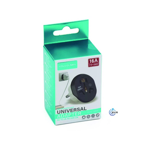 World to Europe Travel Plug Adapter (Kos-10004) Premium Universal Power Adapter,16a,110-250v