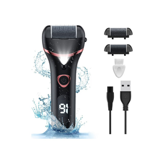 Electric Foot Callus Remover, Rechargeable Portable Electronic Foot File Pedicure Kits, Waterproof Foot Scrubber File,