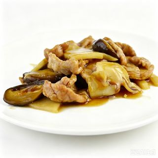 271 Manzo con funghi e bambù