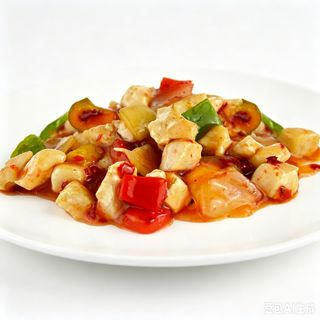 267 Pollo in salsa piccante