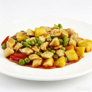 266 Pollo in salsa agrodolce