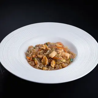 Spaghetti Di Soia Con Pollo