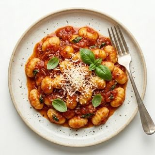 Gnocco al Pomodoro e Basilico