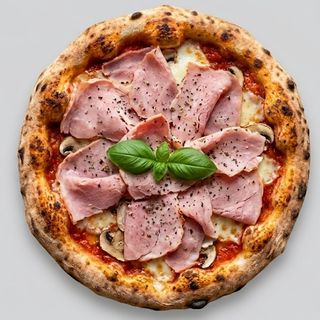 Cotto e funghi