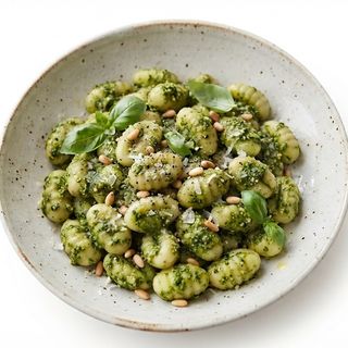 Gnocco al Pesto di Basilico